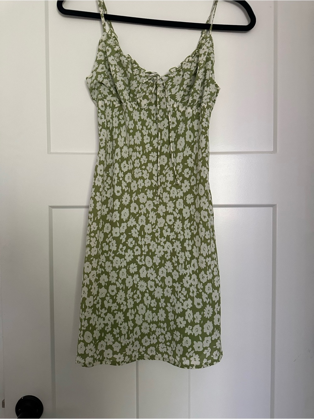 Princess Polly Olive Green and White Floral Slip Dress
